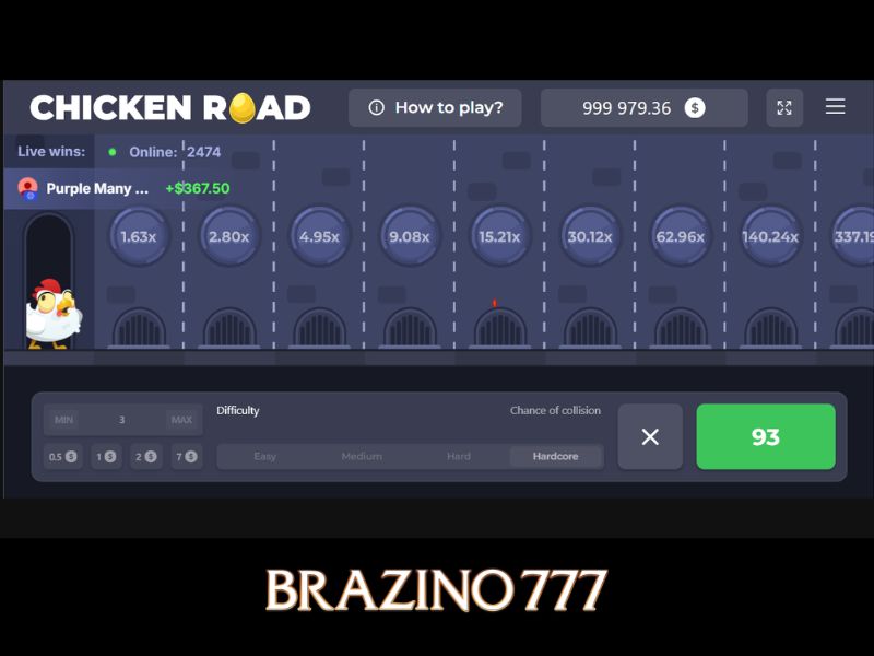 Promoções do Brazino 777 na Chicken Road