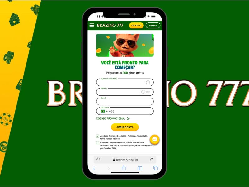 Aceda ao Brazino 777 a partir de qualquer dispositivo